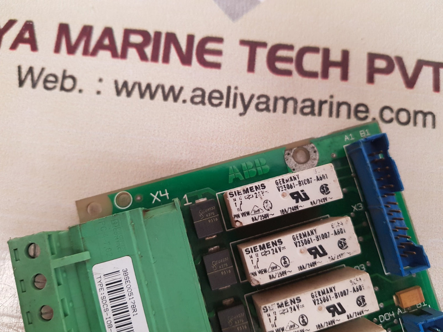 Abb sdcs-iob-23 digital connect board 3bse005178r1 