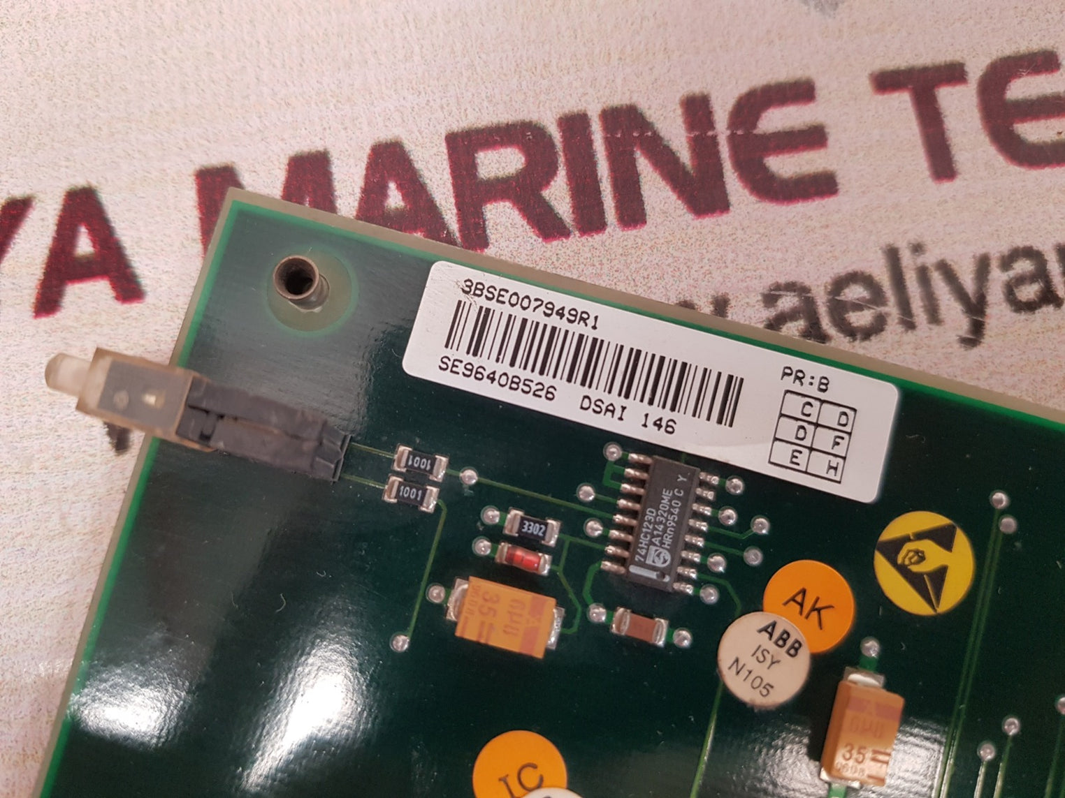 Abb dsai 146 pcb card 3bse007949r1