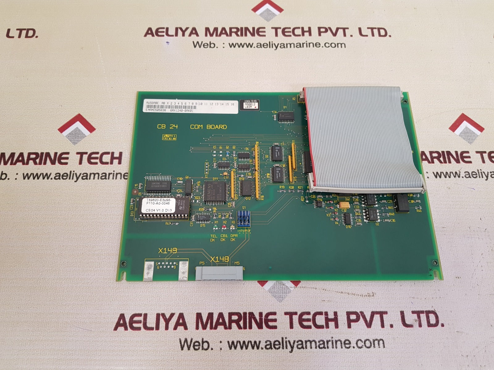Siemens 6rx1240-0ak01 cb 24 com board t89620-e3298-b100-a0