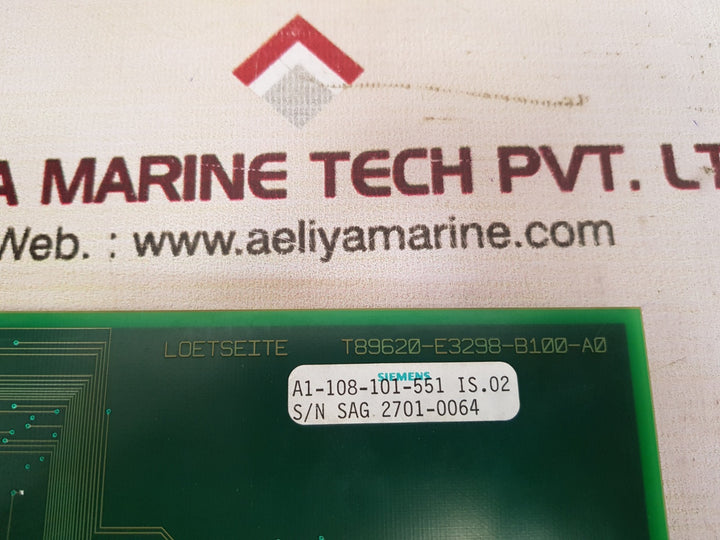 Siemens 6rx1240-0ak01 cb24 com board a1-108-101-551 is.02
