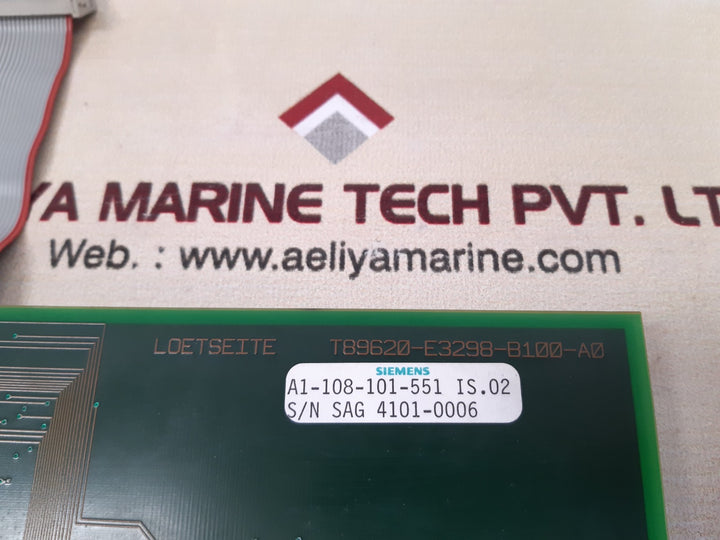 Siemens 6rx1240-0ak01 communication board a1-108-101-551 is.02