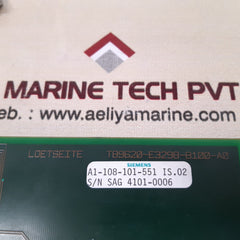 Siemens 6rx1240-0ak01 communication board a1-108-101-551 is.02