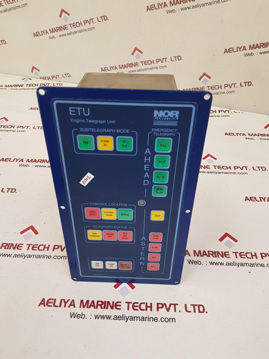 Kongsberg nor control etu 001 engine telegraph unit 8200011