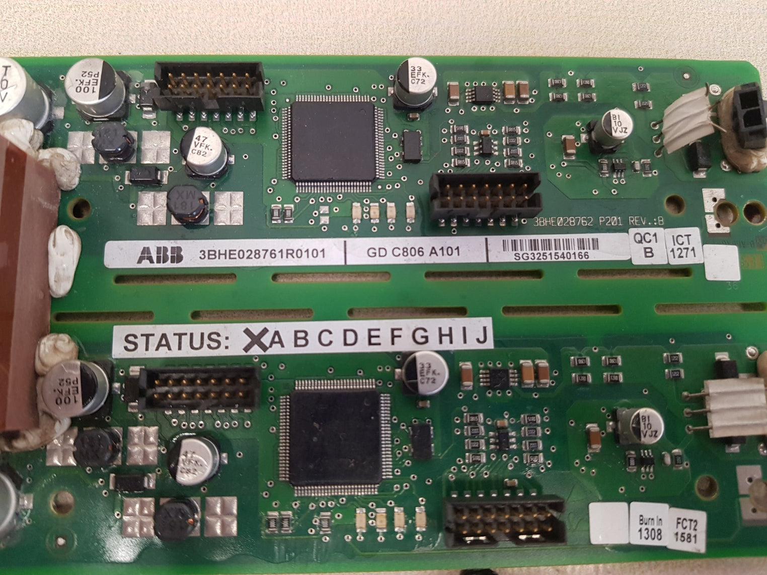 Abb 3bhe028761r0101 pcb card 