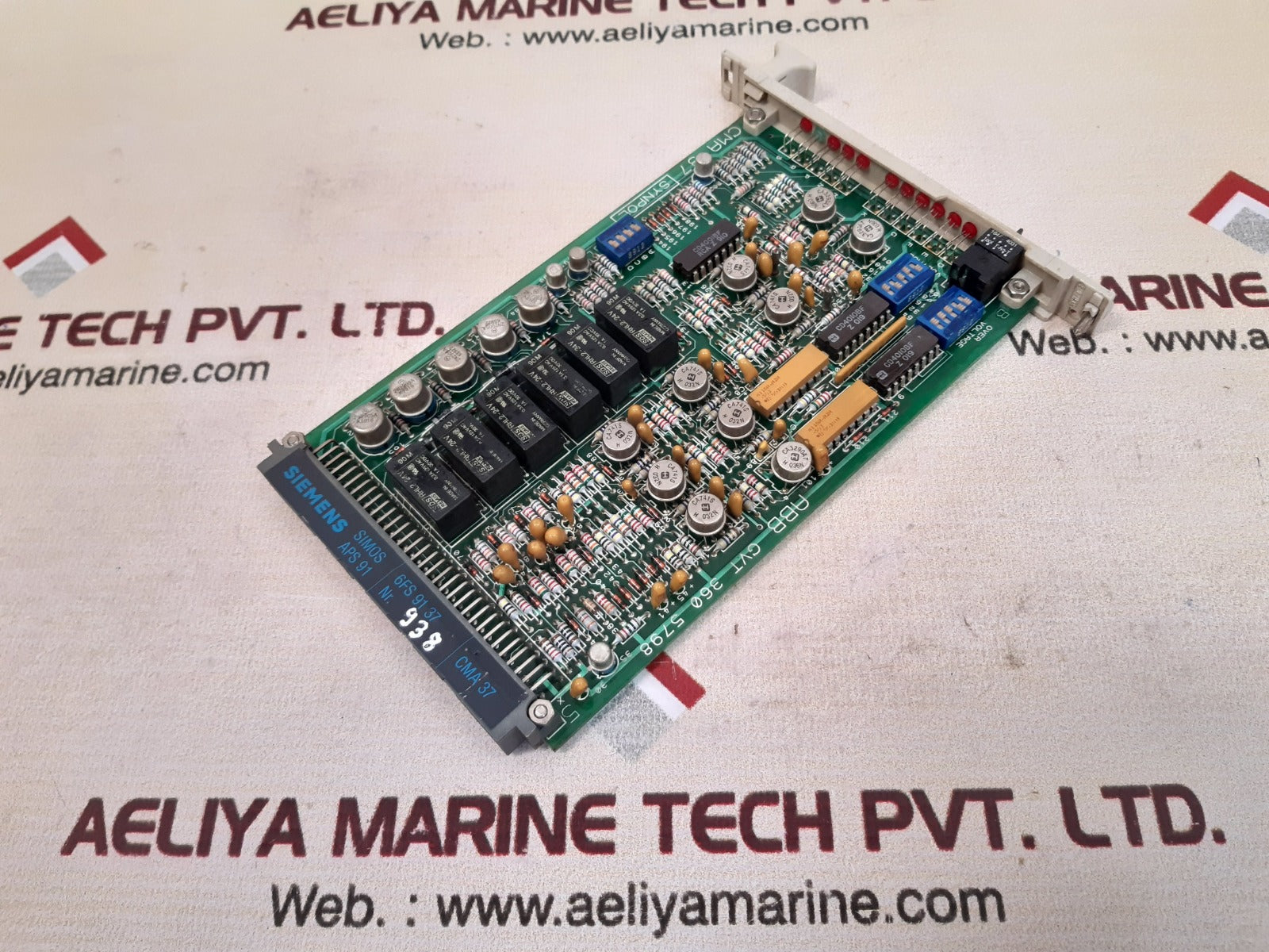Abb synpol cma 37 pcb card gvt 360 5798 