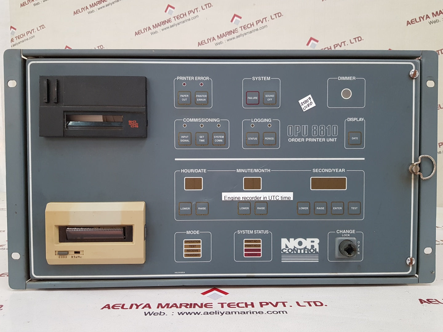 Kongsberg norcontrol opu 8810 order printer unit