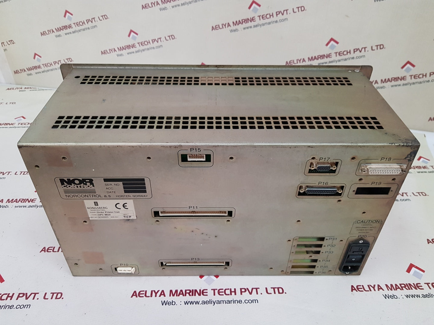 Kongsberg norcontrol opu 8810 order printer unit