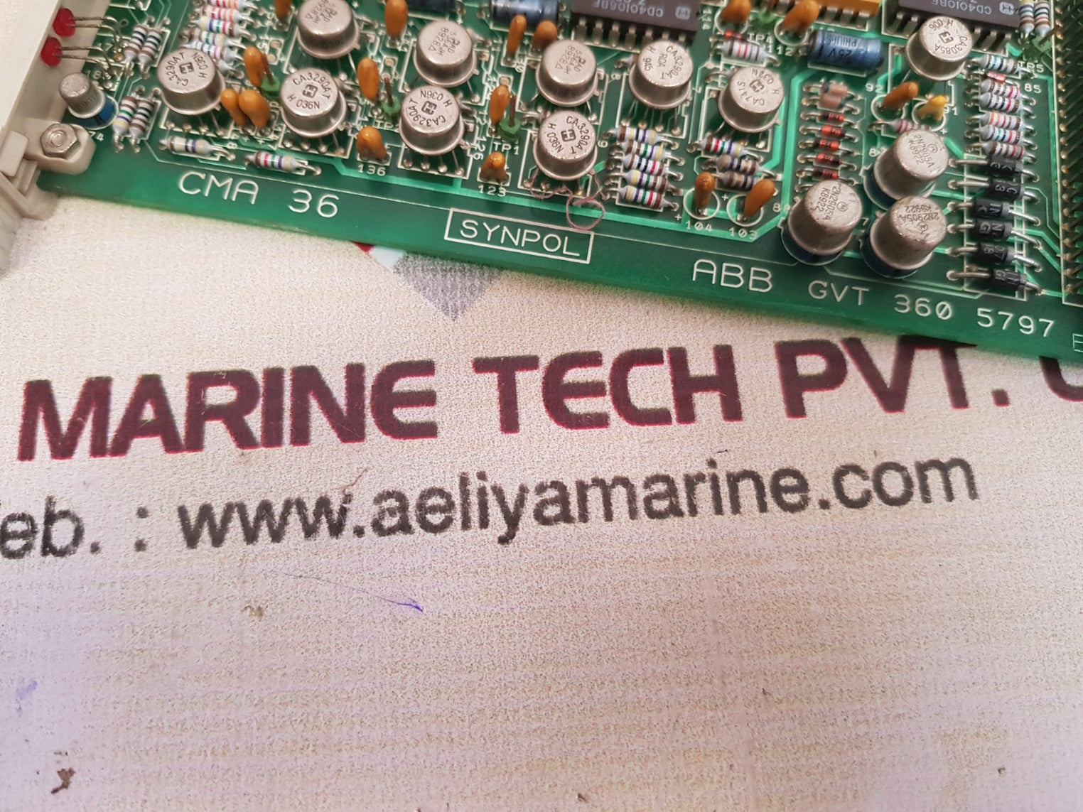 Abb cma 36 gvt 360 5797 pc board siemens cma 36-1