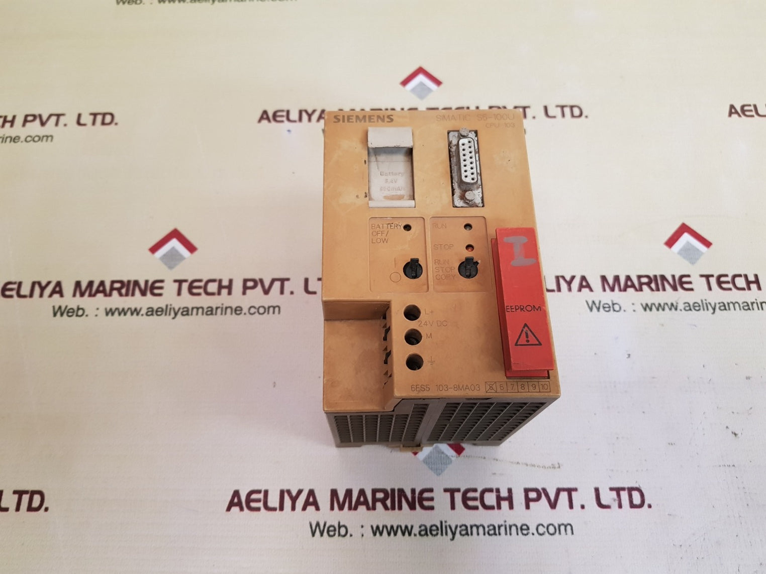 Siemens simatic s5-100u 6es5 103-8ma03 cpu 103 plc process