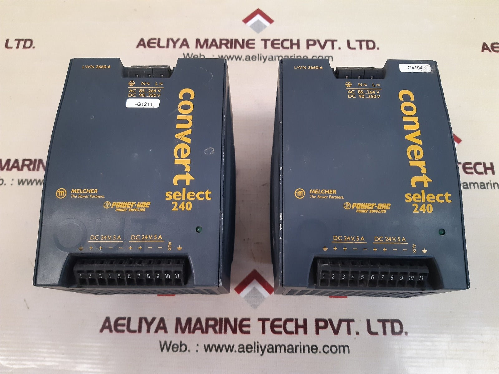 Melcher power-one lwn 2660-6 ac-dc / dc-dc converter 