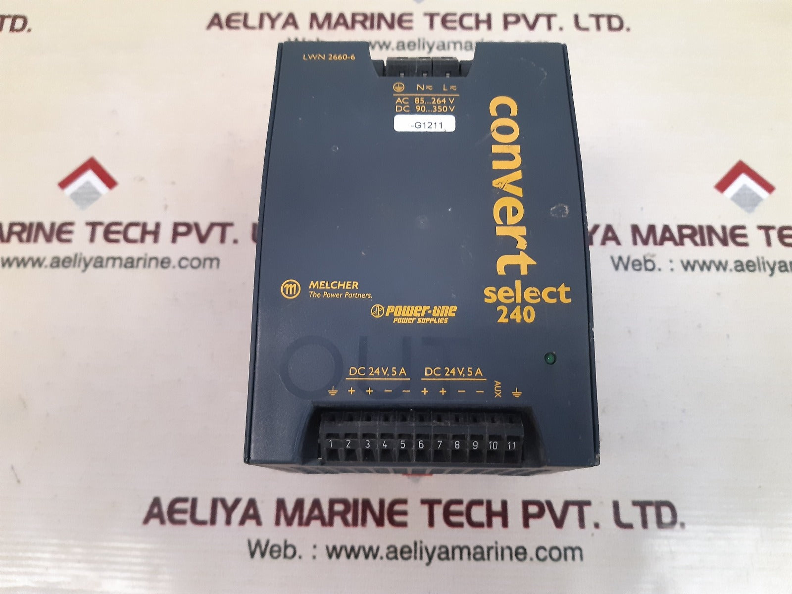Melcher power-one lwn 2660-6 ac-dc / dc-dc converter 