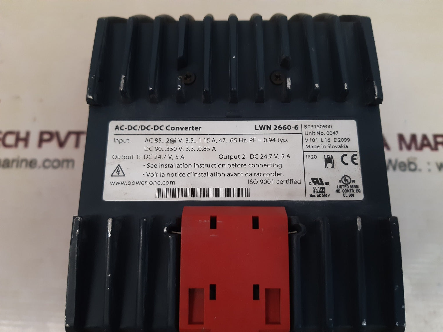 Melcher power-one lwn 2660-6 ac-dc / dc-dc converter 