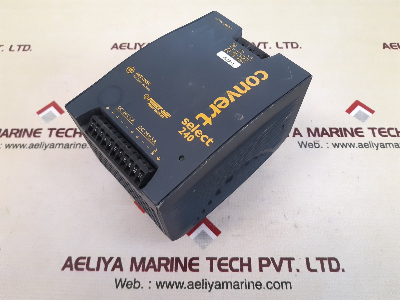 Melcher power-one lwn 2660-6 ac-dc / dc-dc converter 