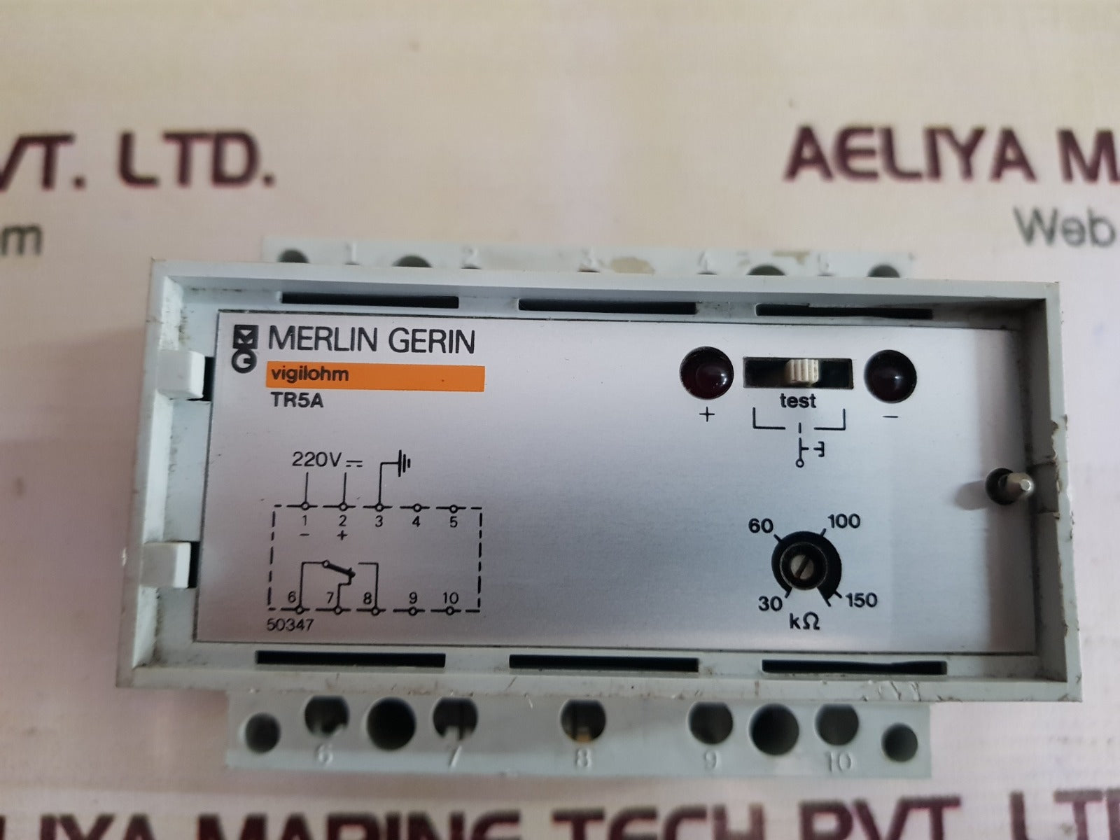 Vigilohm /merlin gerin tr5a insulation monitoring device 