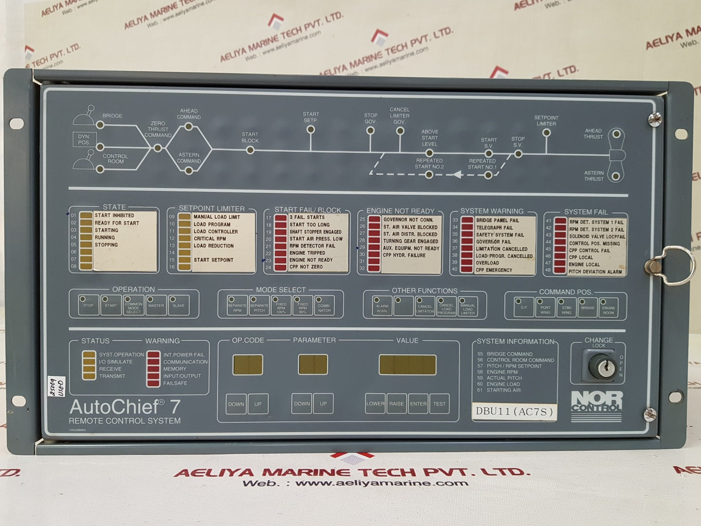 Kongsberg norcontrol ac7ecr autochief 7 remote control system