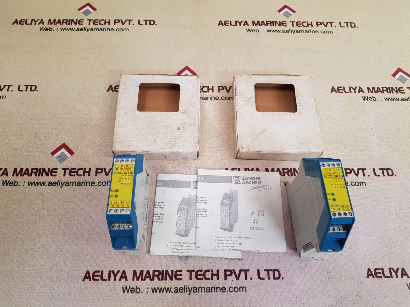 Zander aachen sr3d safety relay 