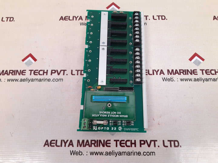 Opto 22 snapb8mc ecr14 8slot module rack
