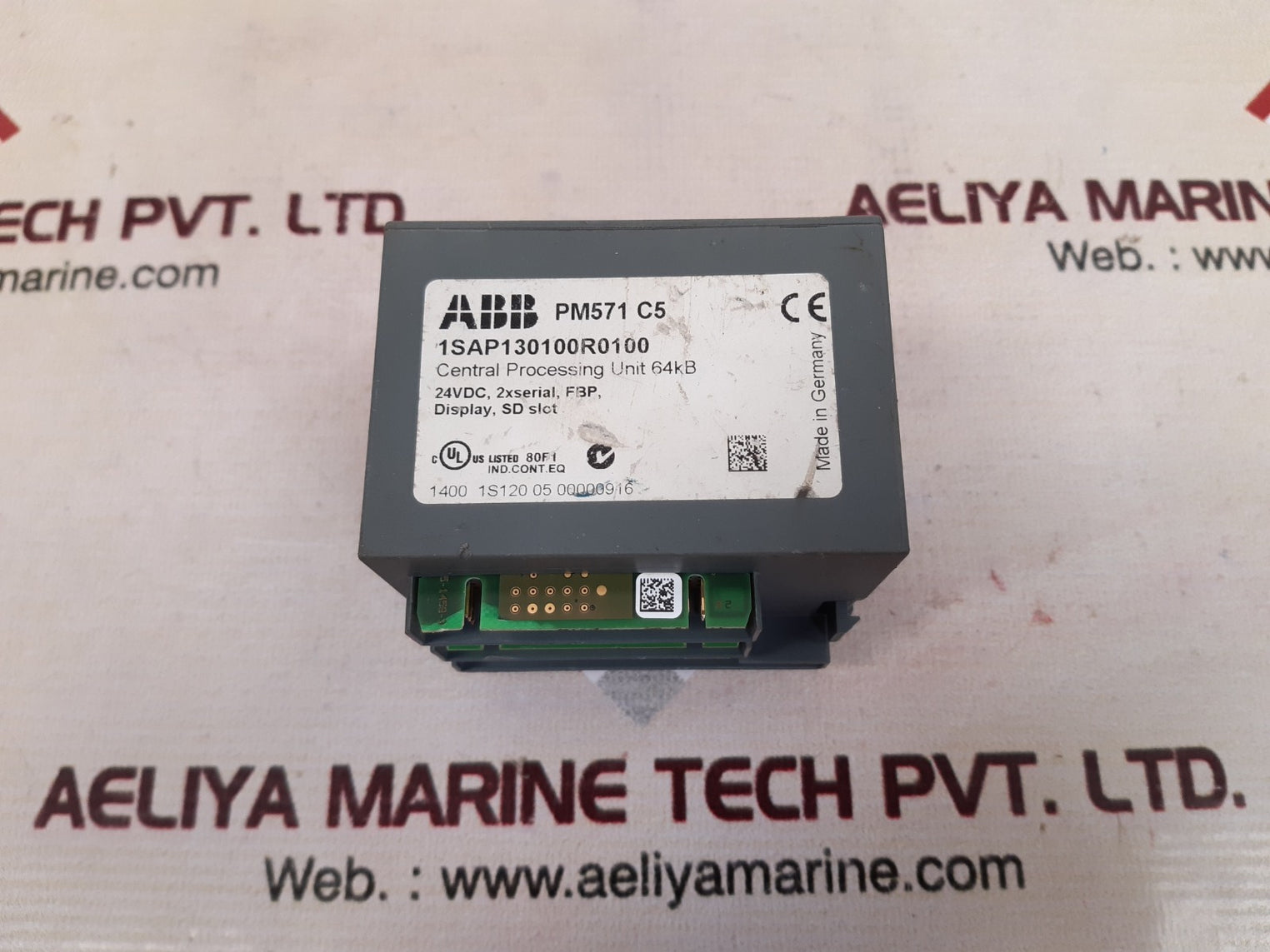 Abb pm571 c5 1sap130100r0100 central processing unit 64kb
