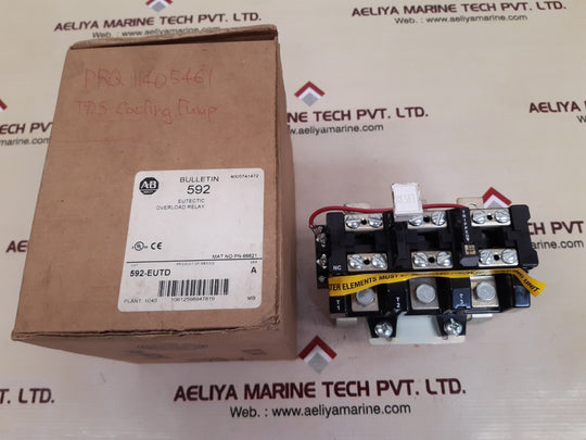 Allen-bradley 592- eutd eutectic overload relay