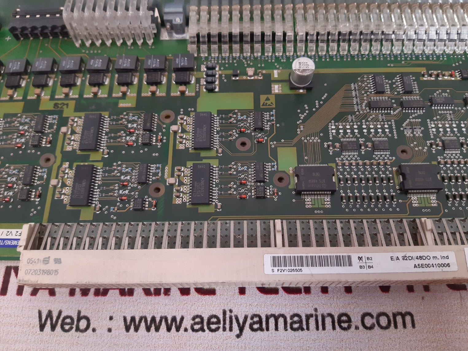 Siemens digital 32di/48do 6au1510 2ab00 0aa0 module