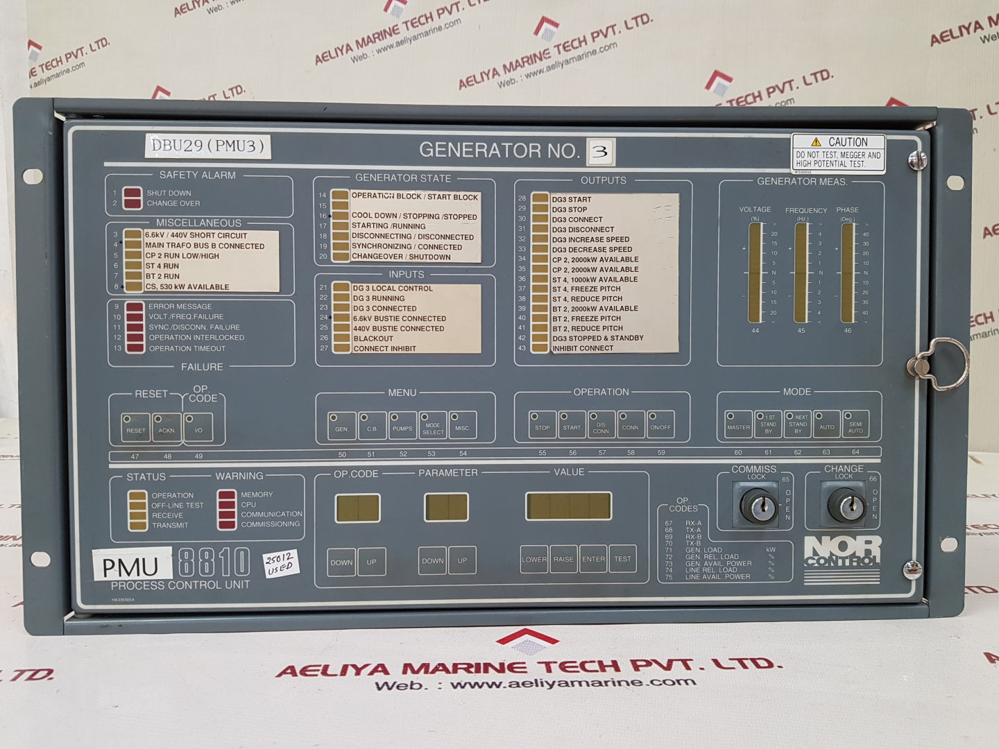 Norcontrol pmu 8810 process control unit