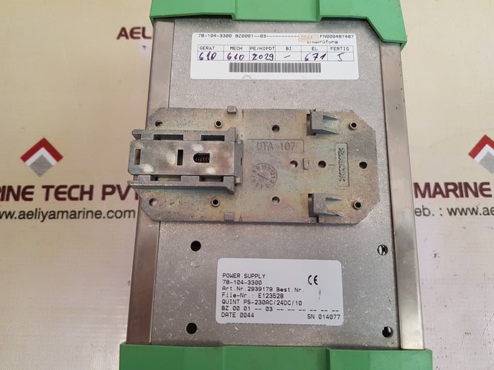 Phoenix contact quint ps-230ac/24dc/1 power supply