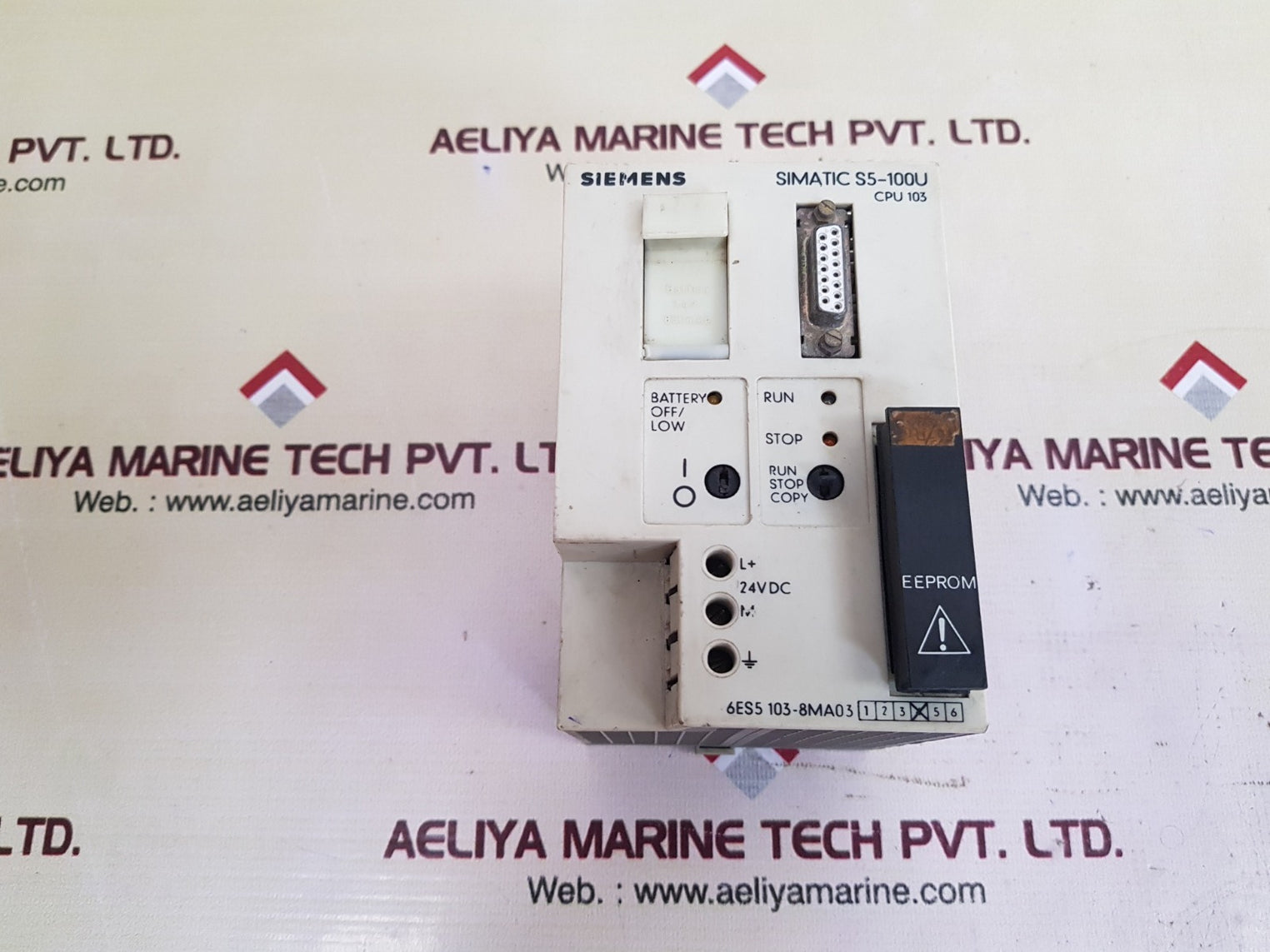 Siemens 6es5 103-8ma03 simatic s5-100u cpu module