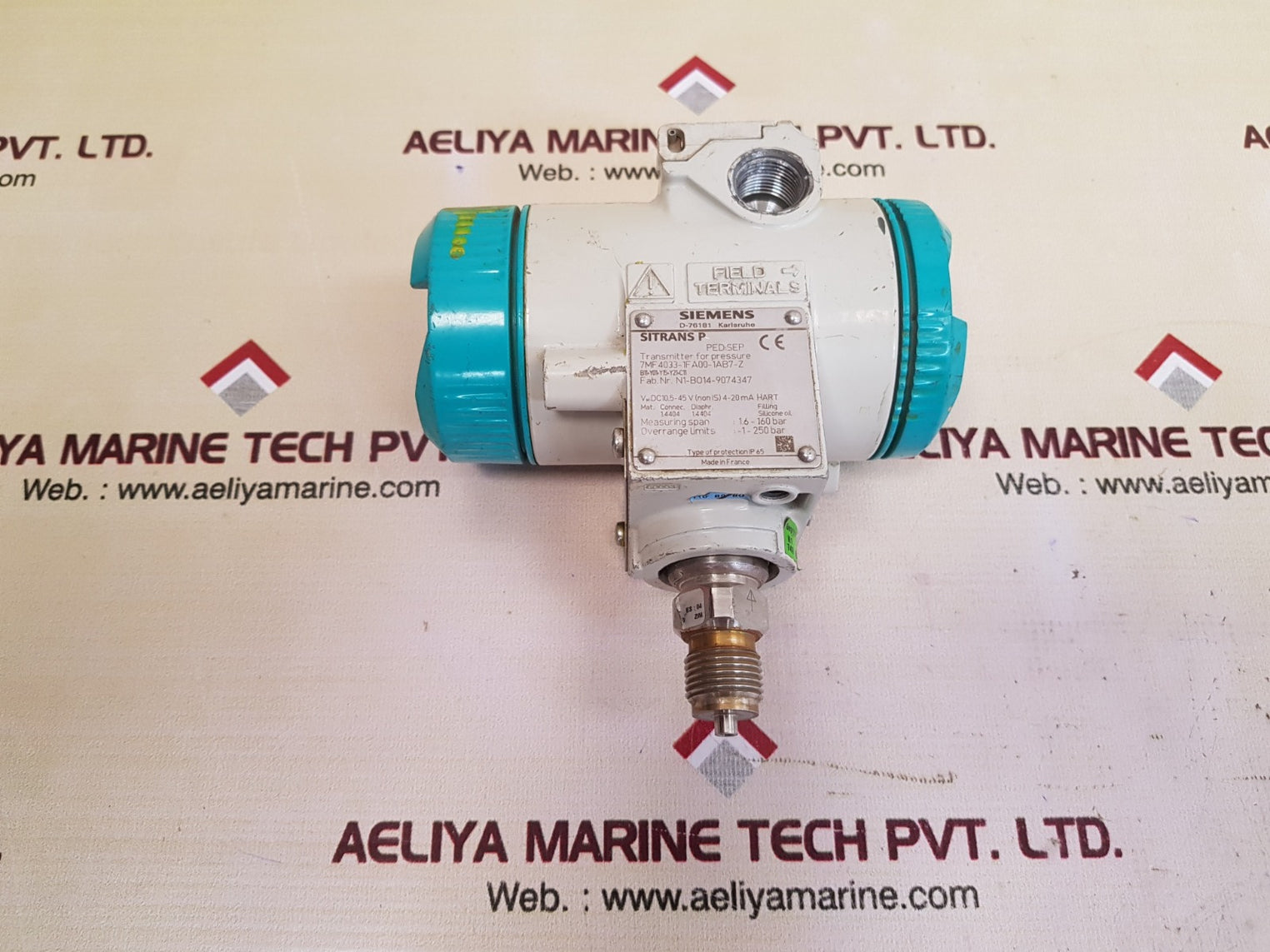 Siemens sitrans p 7mf 4033-1f a00-1ab7-z pressure transmitter 