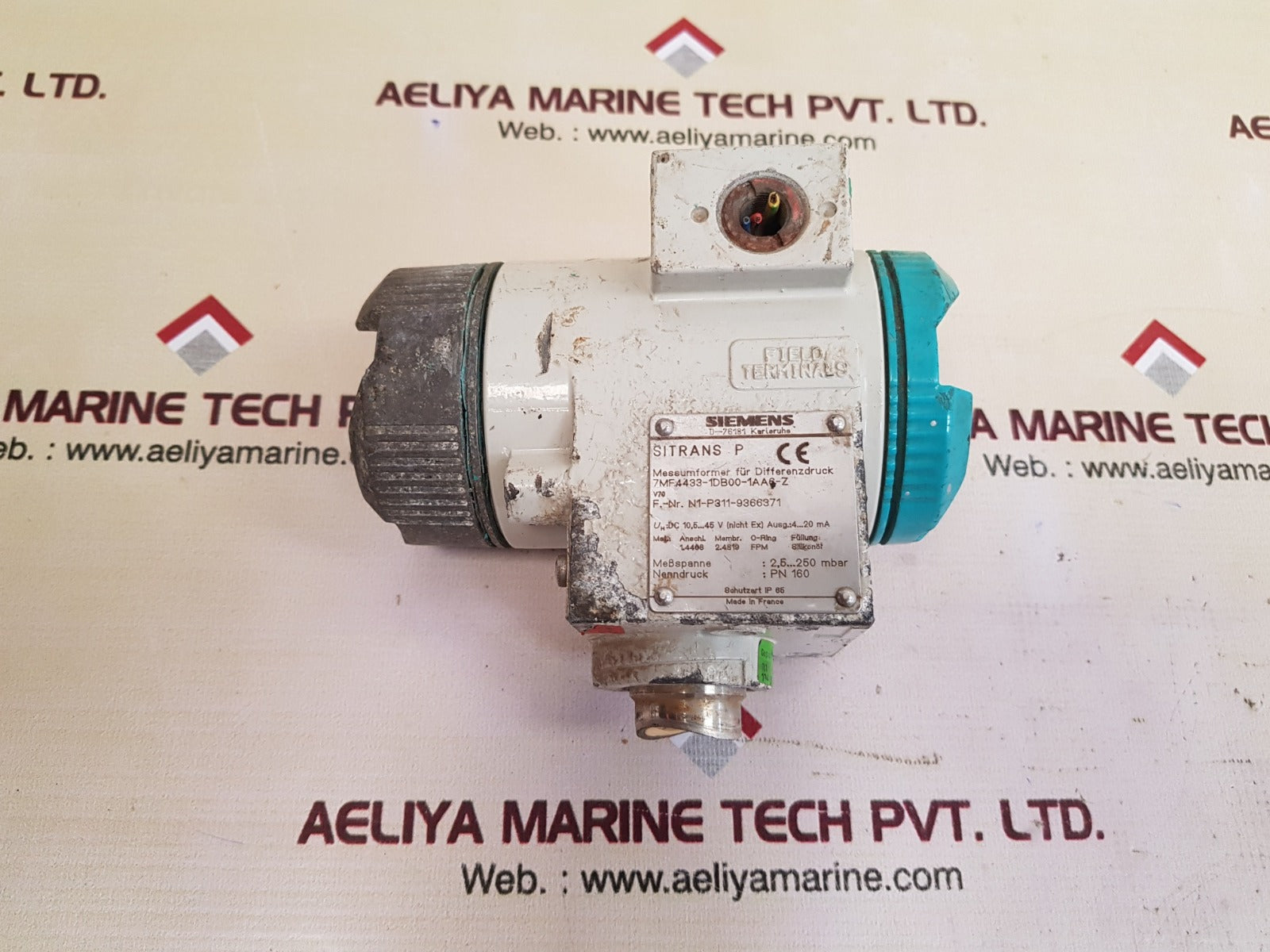Siemens sitrans p 7mf4433-1db00-1aa6-z pressure transducer