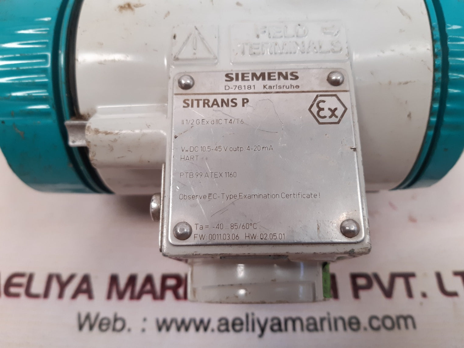 Siemens Sitrans P 7Mf4433-1Ea02-2Db6-z Pressure Transmitter