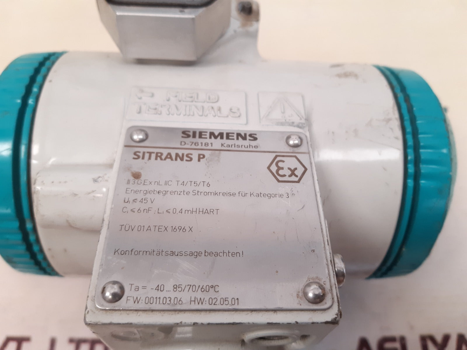 Siemens sitrans p 7mf 4433-1ea42-1ed1-z pressure transmitter 