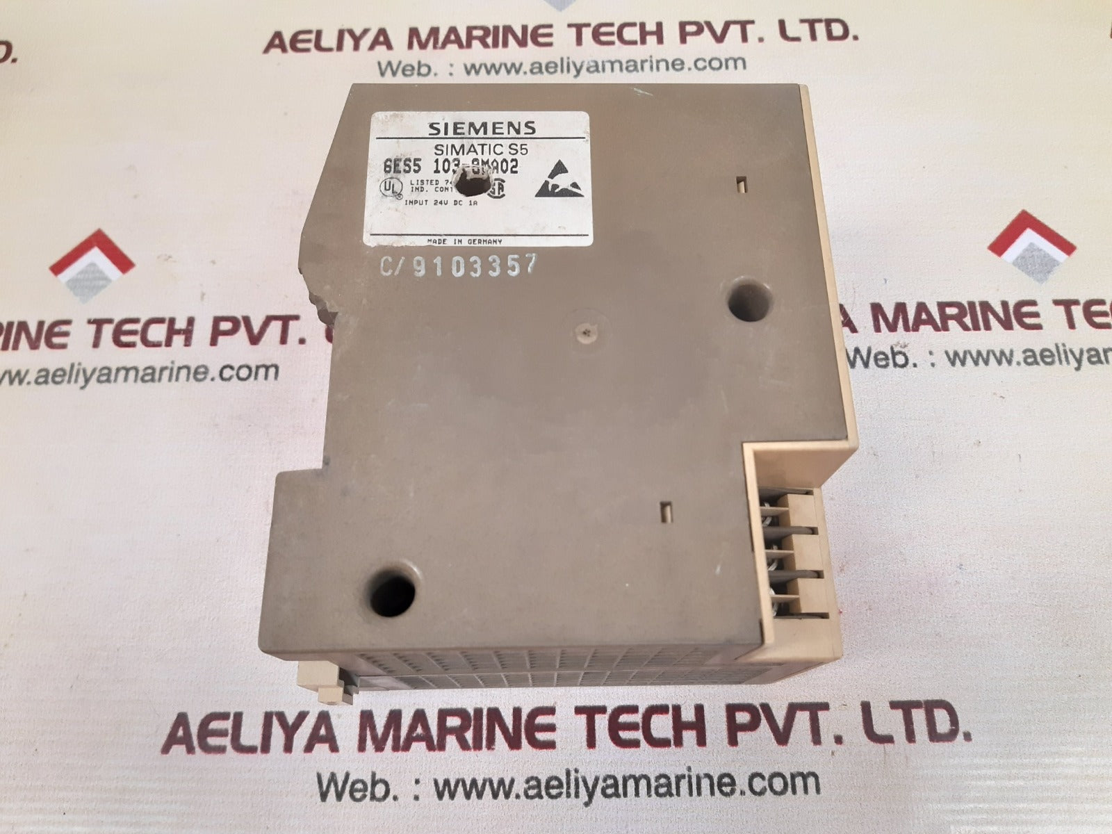 Siemens simatic s5-100u 6es5 103-8ma02 processor module 