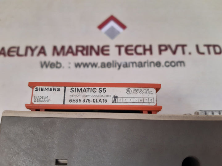 Siemens simatic s5-100u 6es5 103-8ma02 processor module 