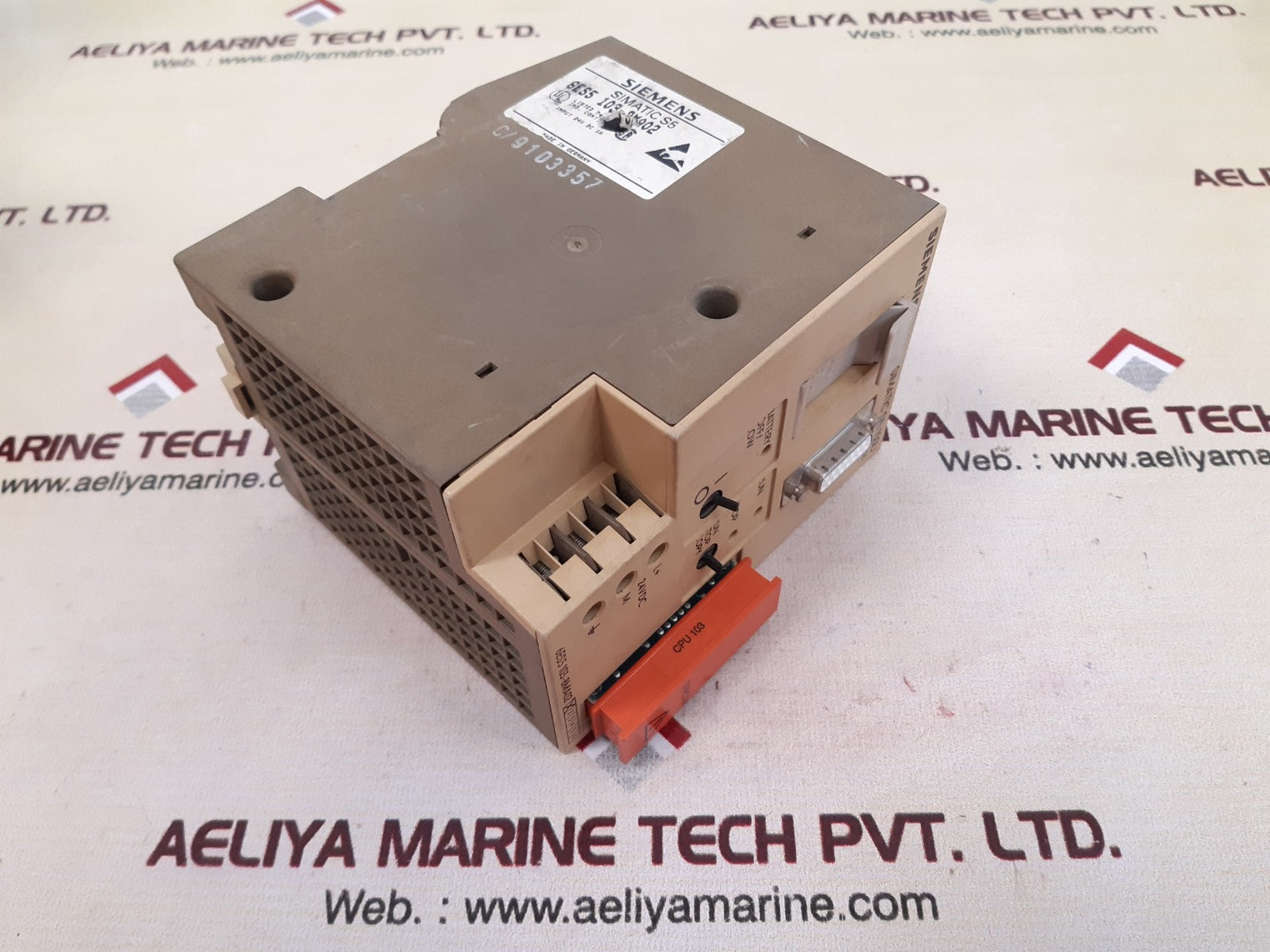 Siemens simatic s5-100u 6es5 103-8ma02 processor module 