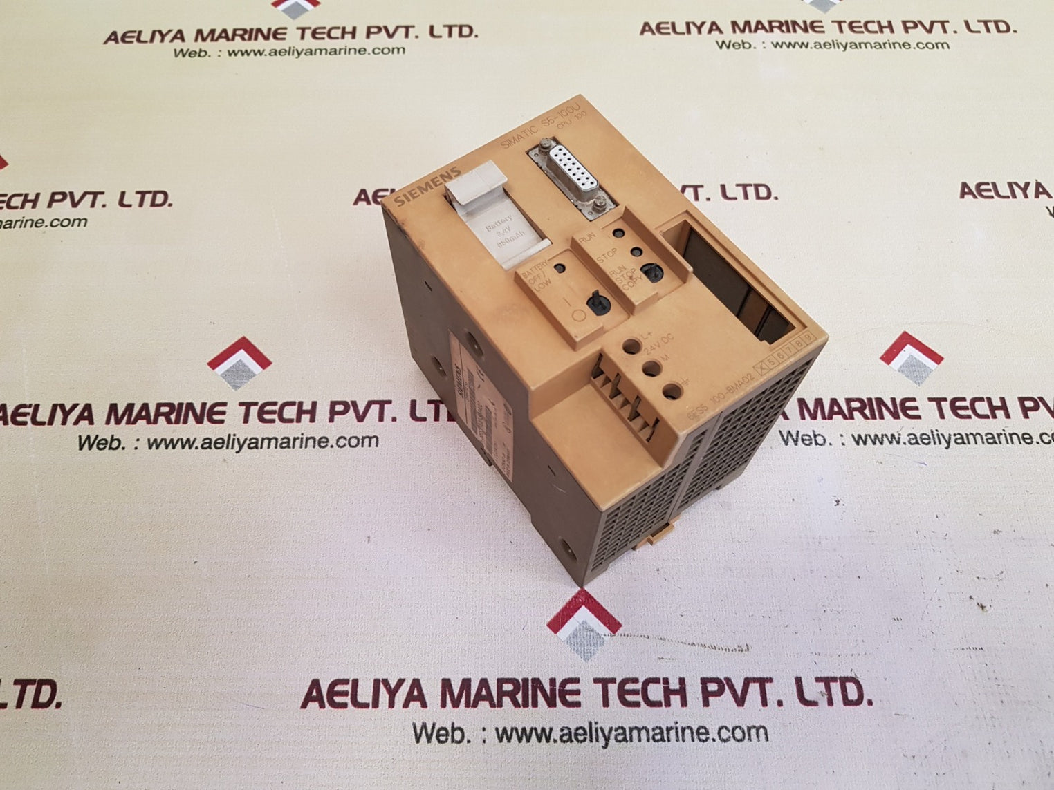 Siemens simatic s5-100u 1p 6es5 100-8ma02 control process unit