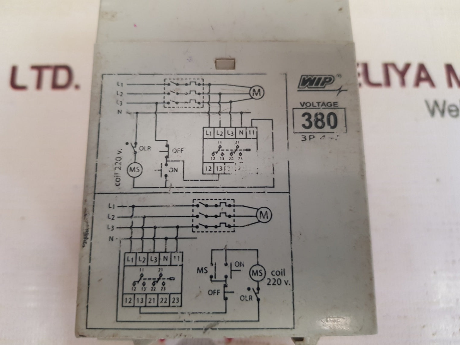 Wip w-pr3 phase protector