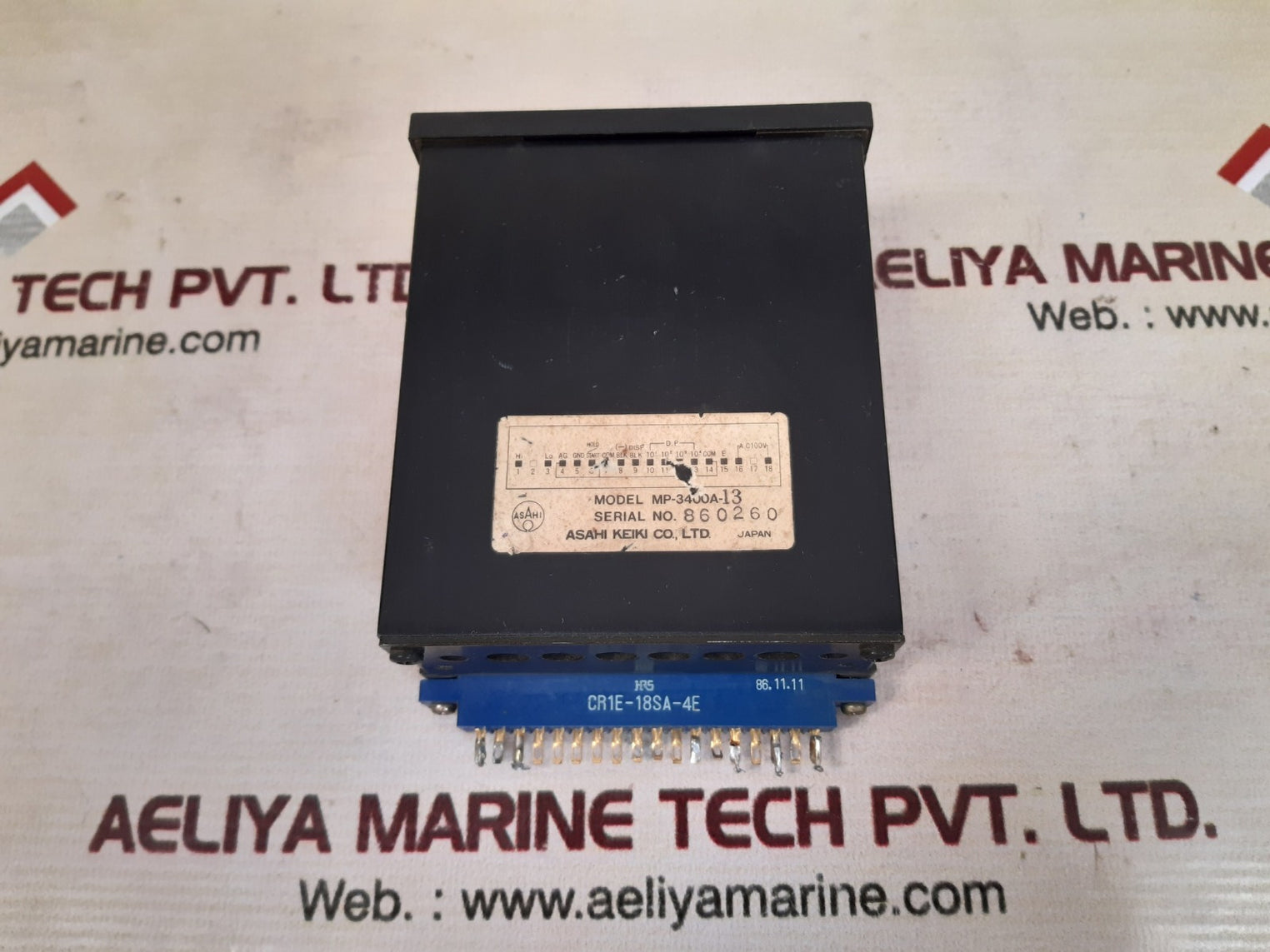 Asahi keiki mp-3400a-13 digital panel meter