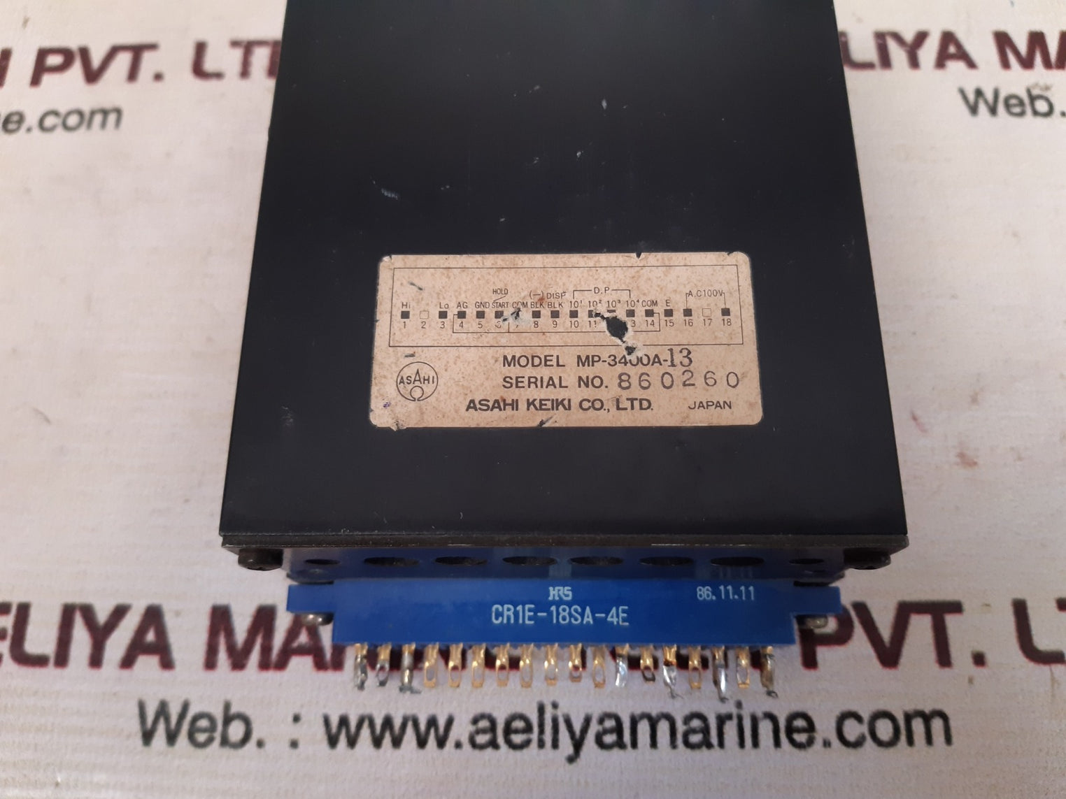 Asahi keiki mp-3400a-13 digital panel meter