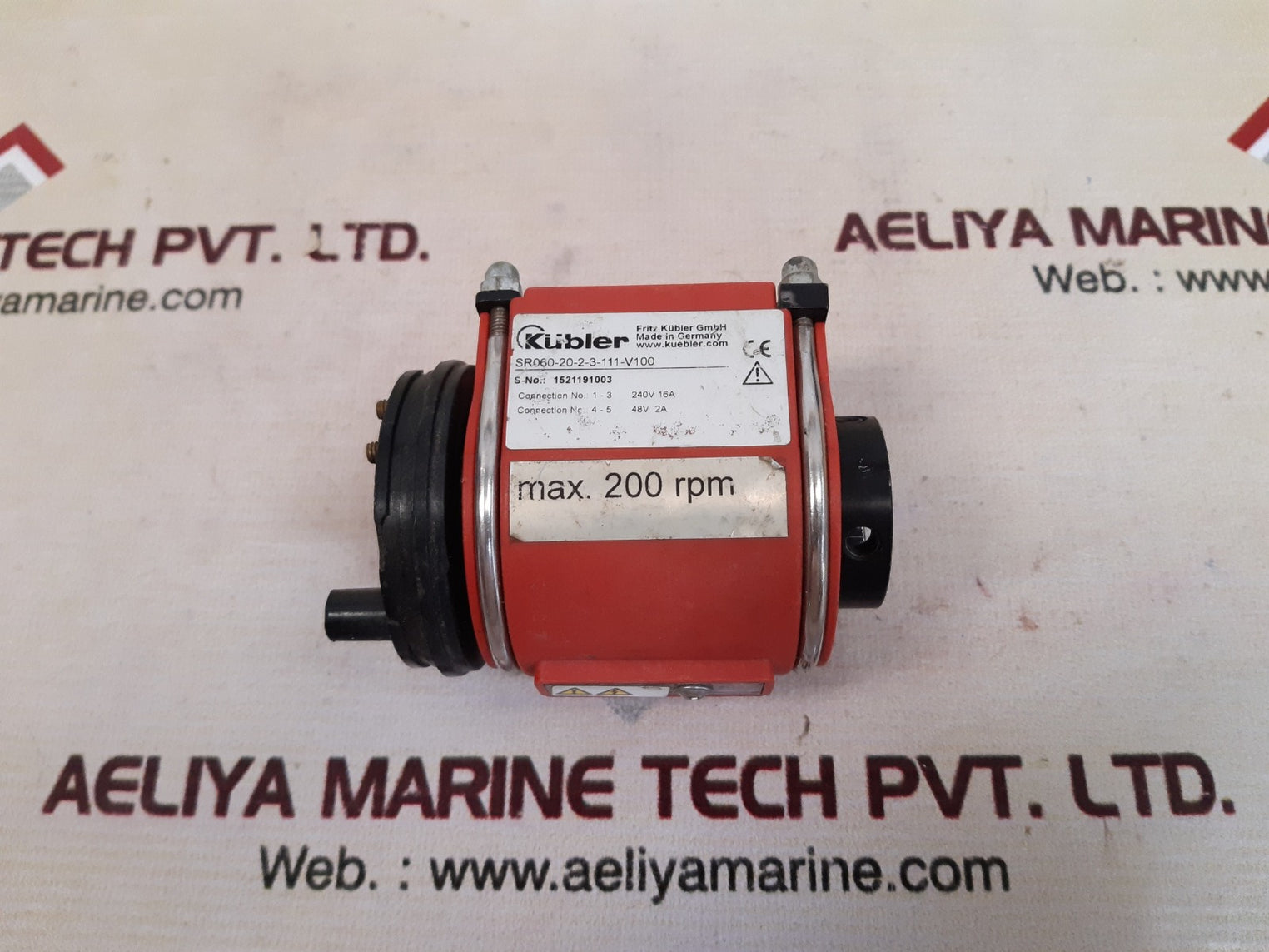 Kubler sr060-20-2-3-111-v100 compact slip ring