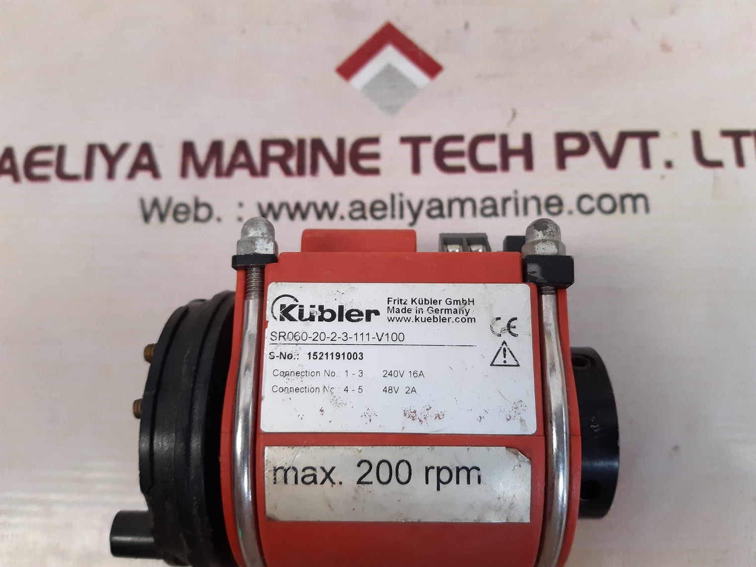 Kubler sr060-20-2-3-111-v100 compact slip ring