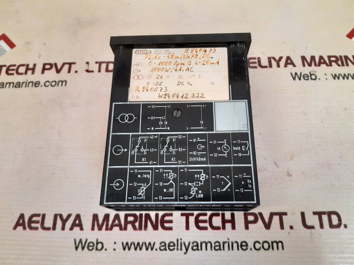Jumo pdae-48m/ lk78, dc rpm meter
