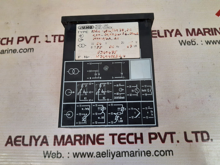 Jumo pdae-48m indicator operator panel