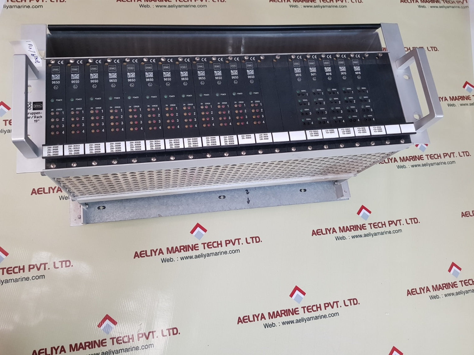 Stahl ics 1000 9650/ 9615 solenoid driver rack 