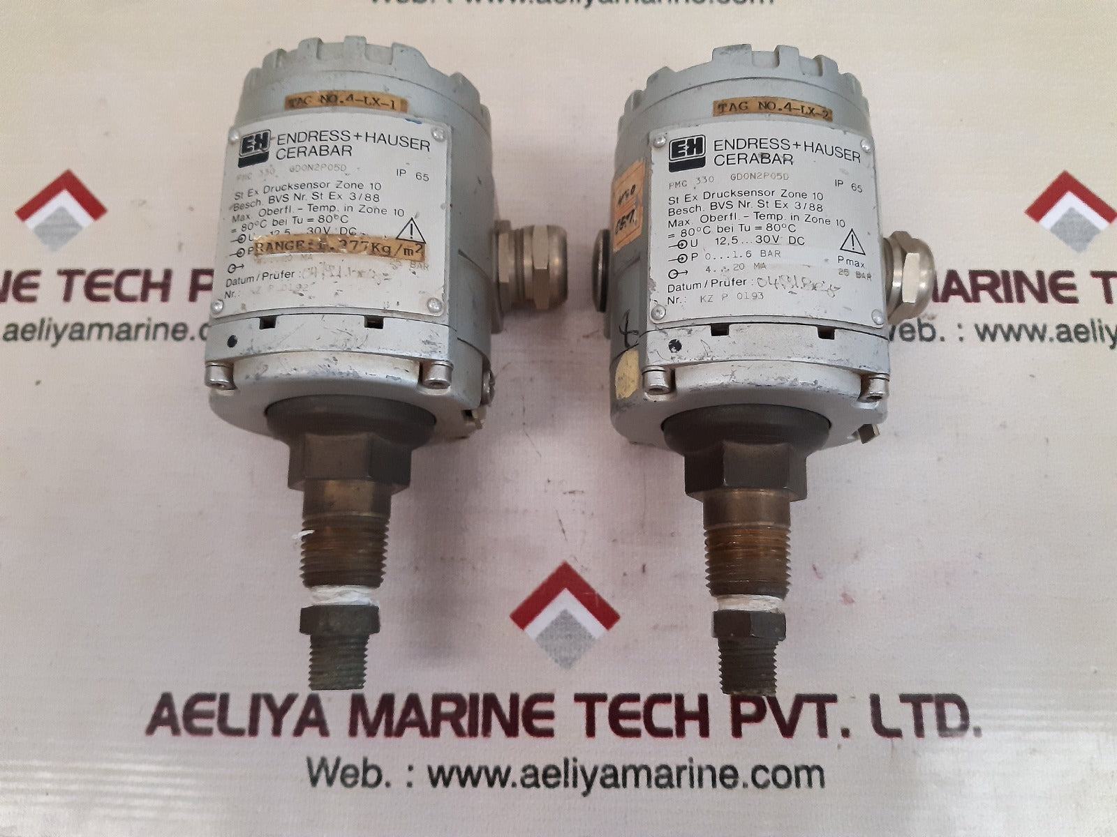 Endress+hauser pmc 330 gd0n2p05d flow meter 
