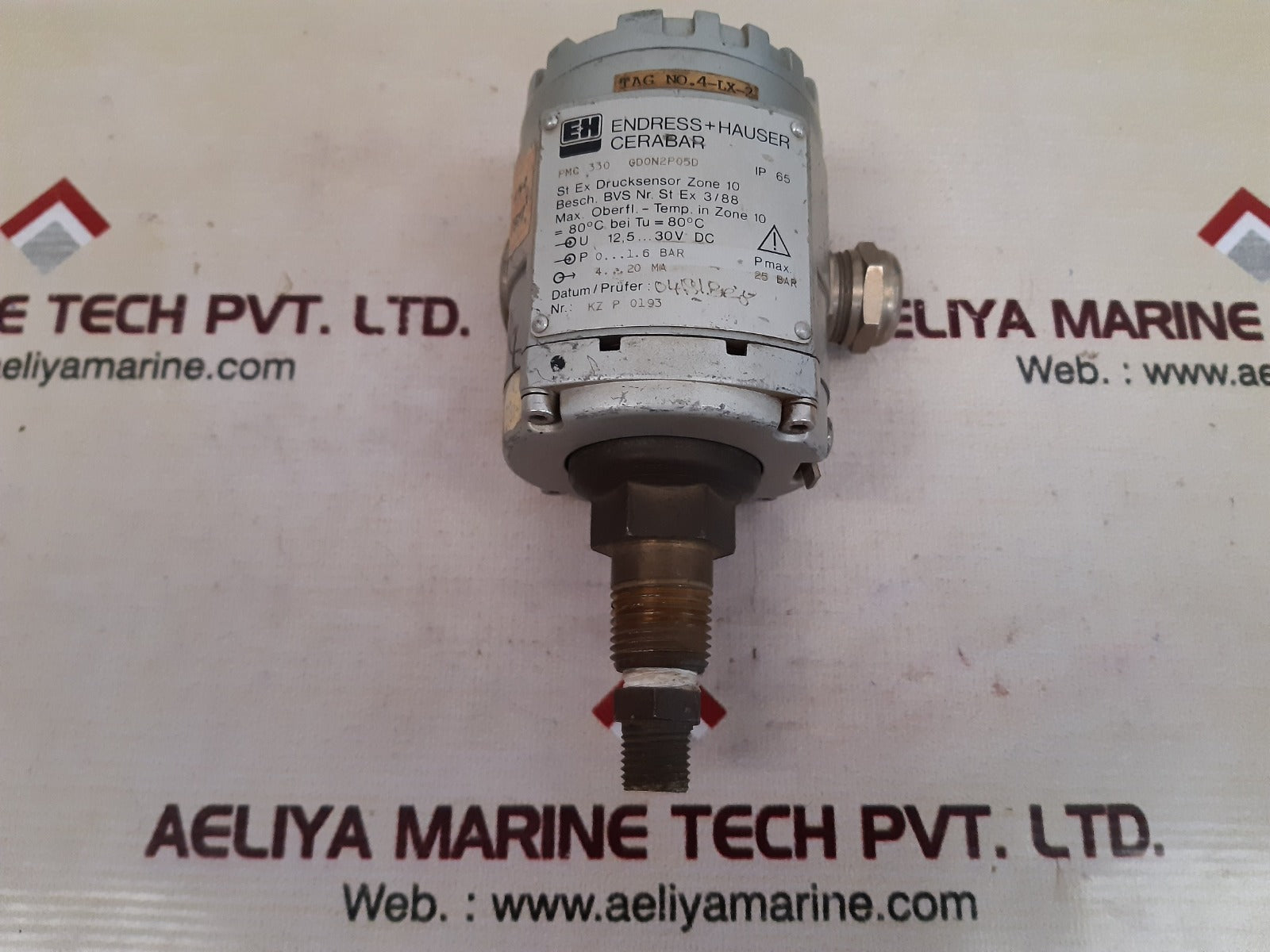 Endress+hauser pmc 330 gd0n2p05d flow meter 