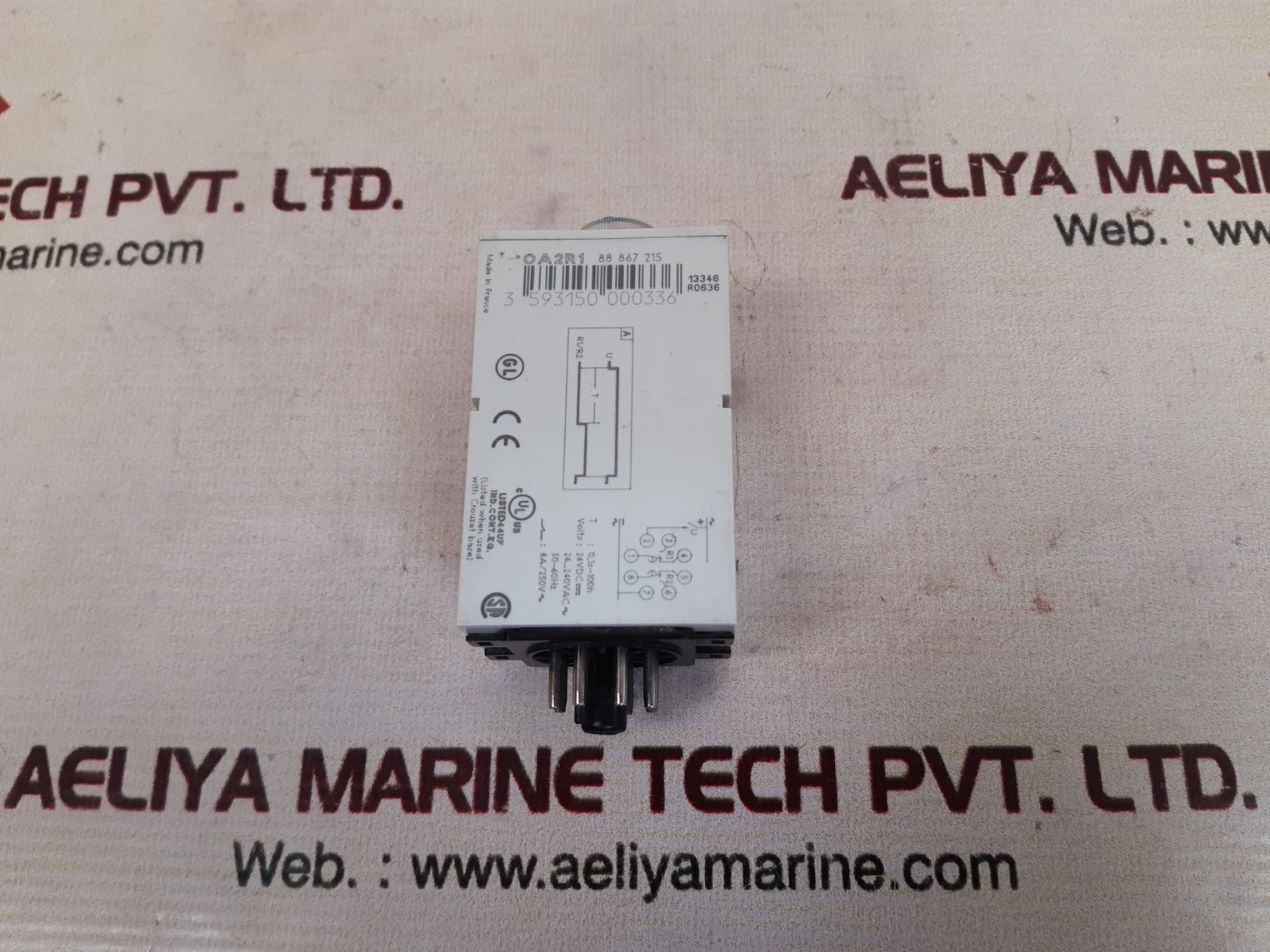 Crouzet oa2r1 analog plug-in 88867215 timer module