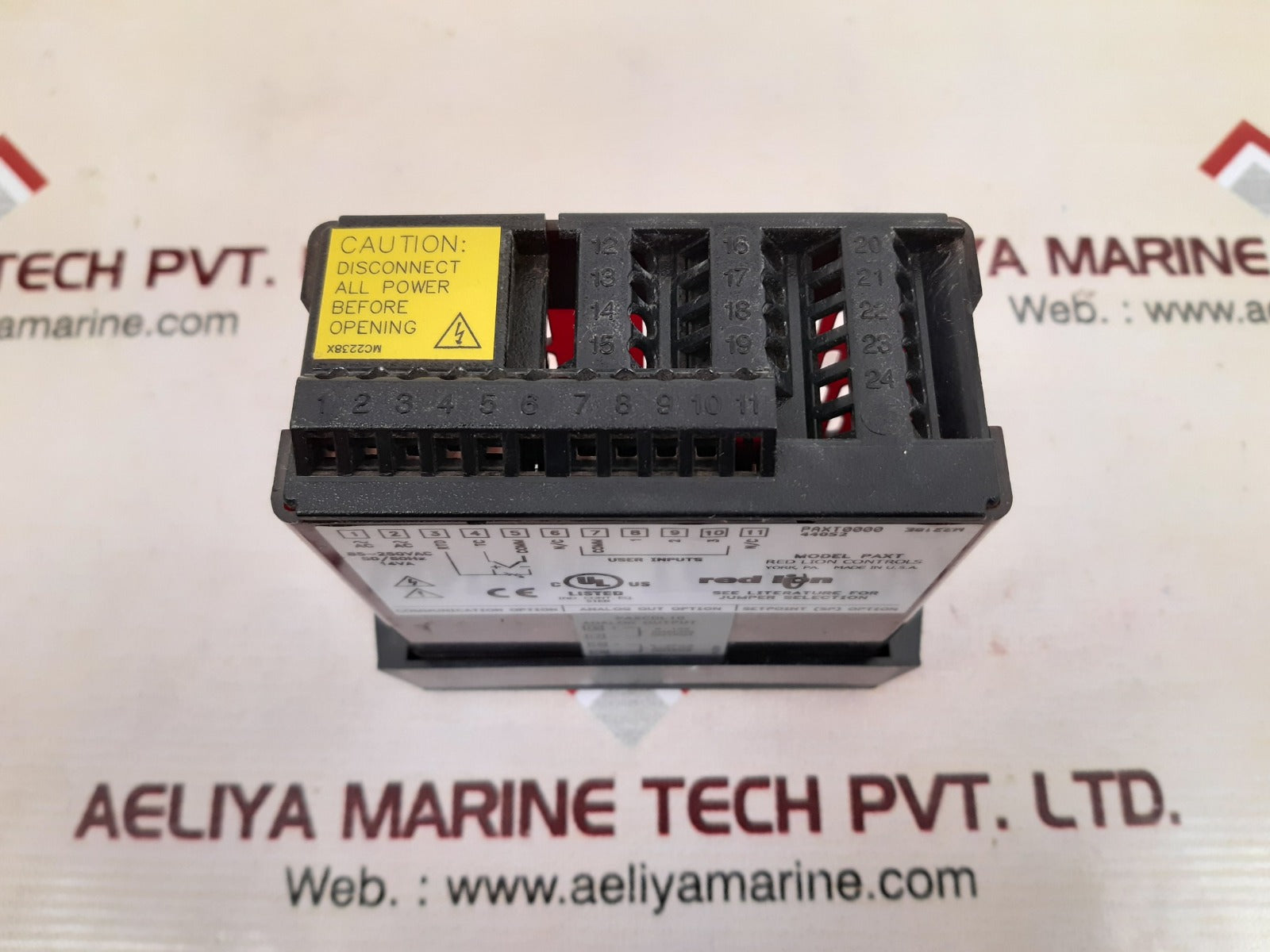 Red lion paxt0000 temperature meter 85-250vac