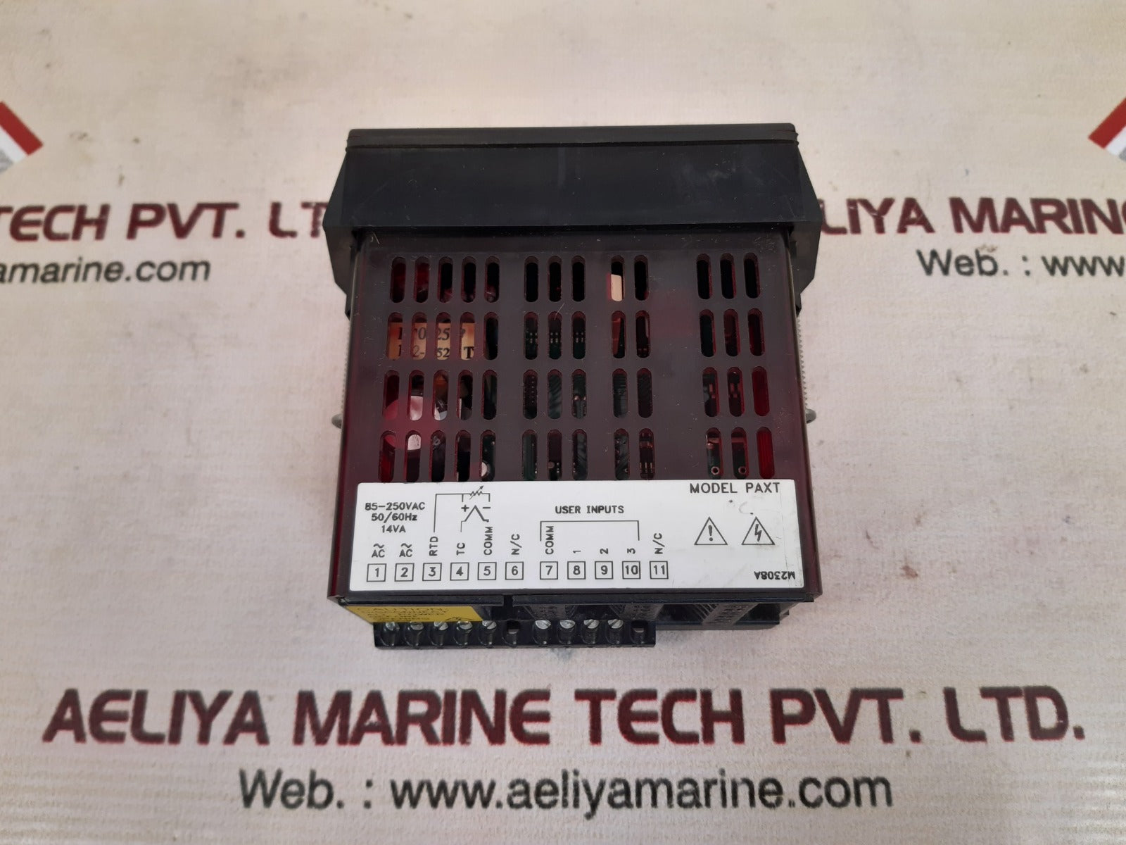 Red lion paxt0000 temperature meter 85-250vac