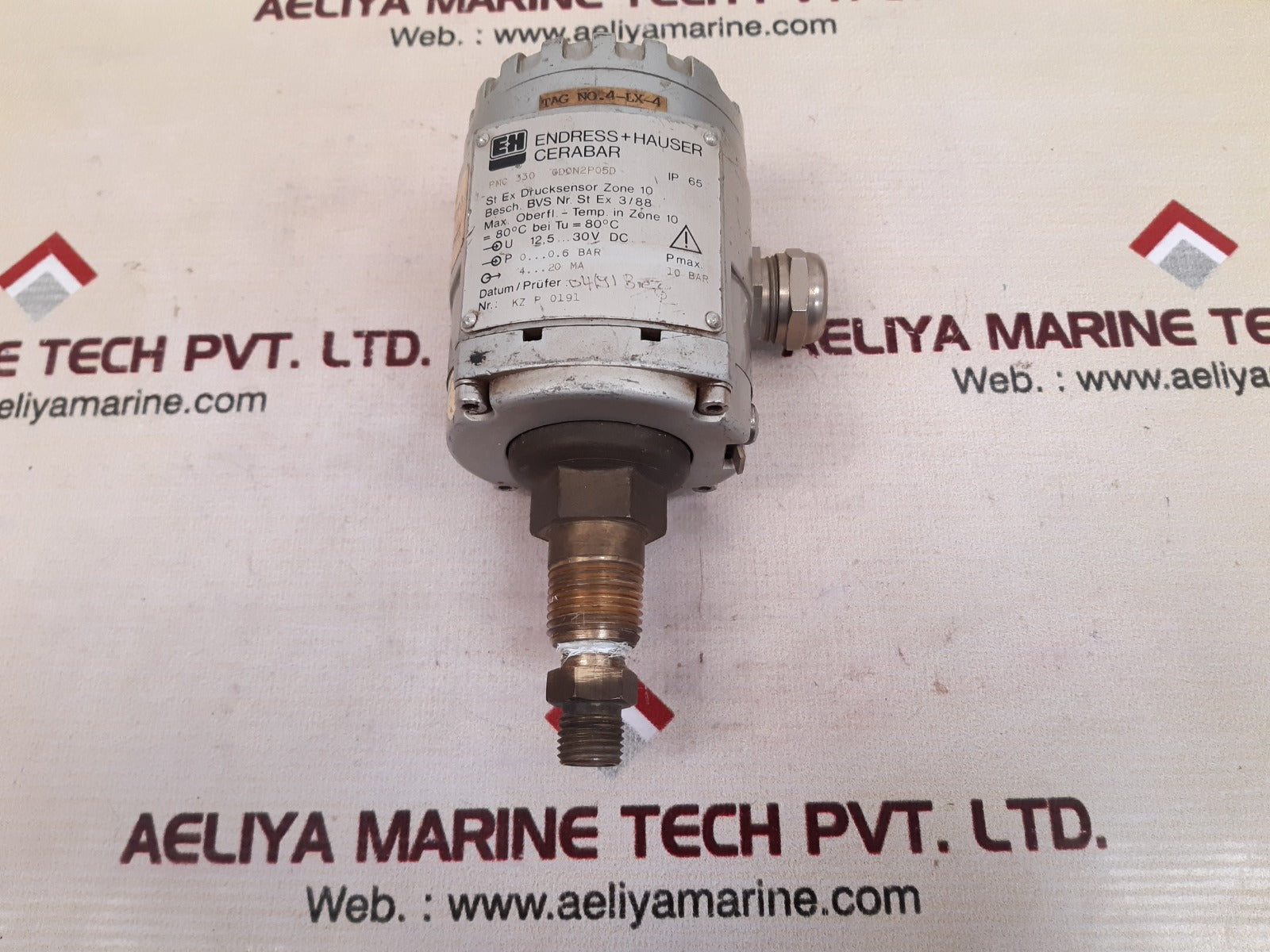 Endress+hauser pmc 330 gd0n2p05d flow meter 10bar 