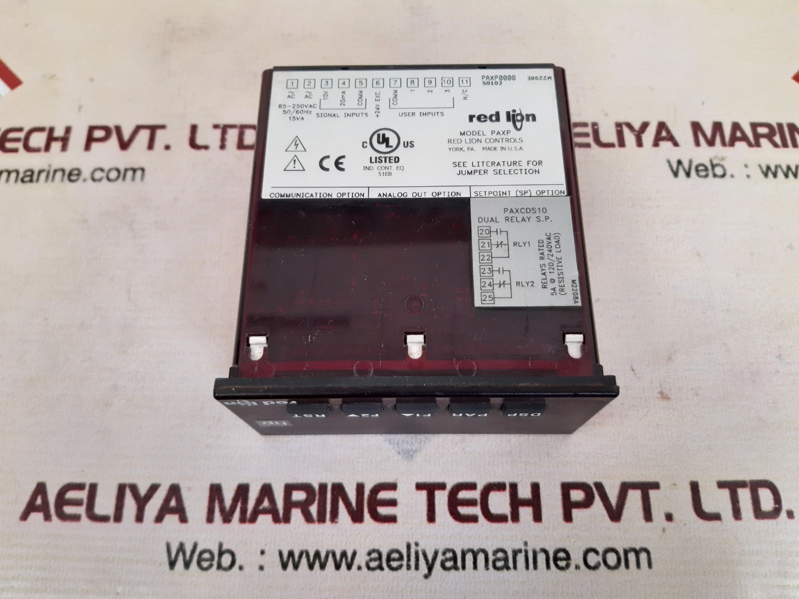 Red lion paxp0000 process input meter